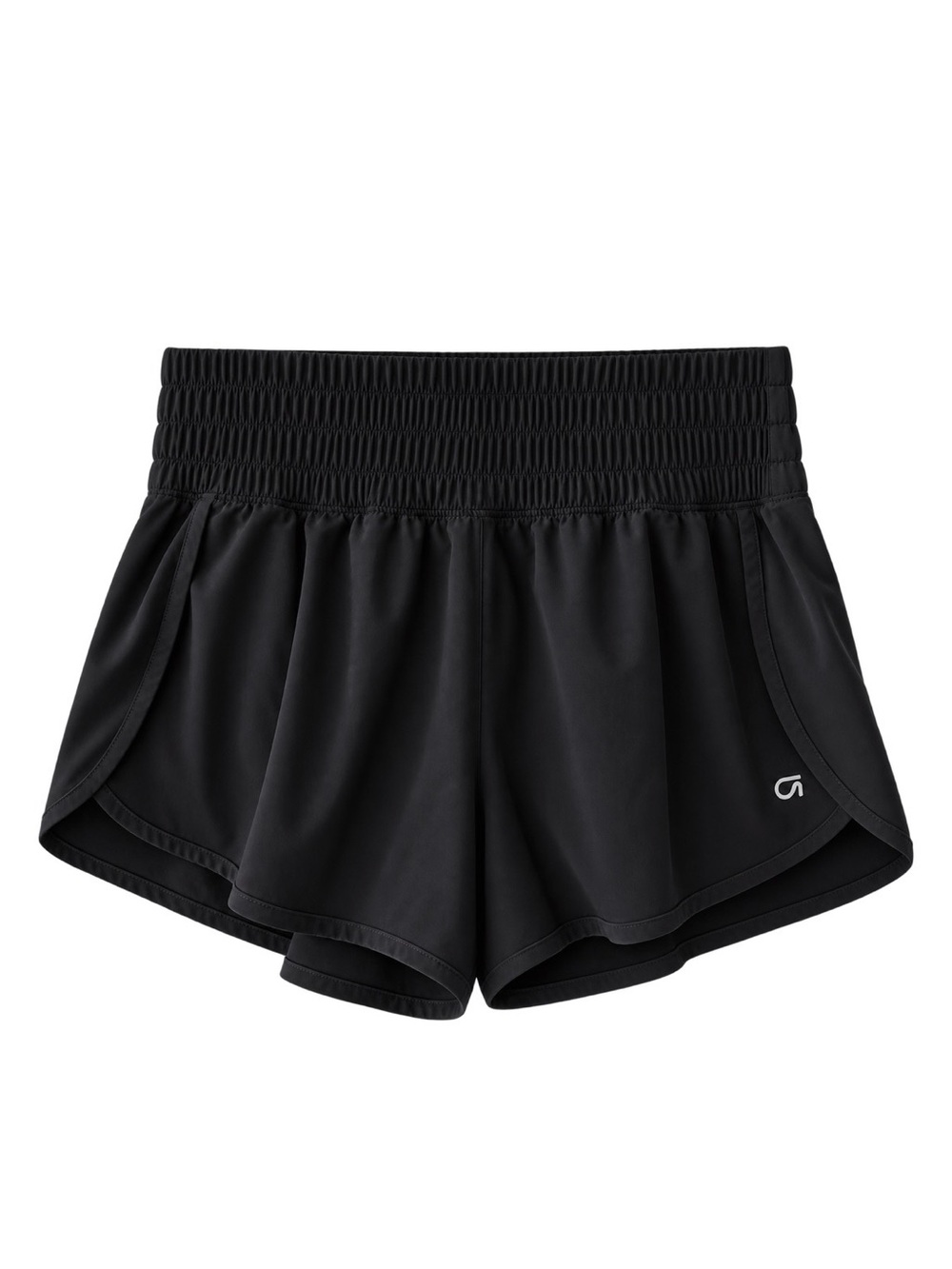 Gap Fit Double Layer Running Shorts High Waist Black S